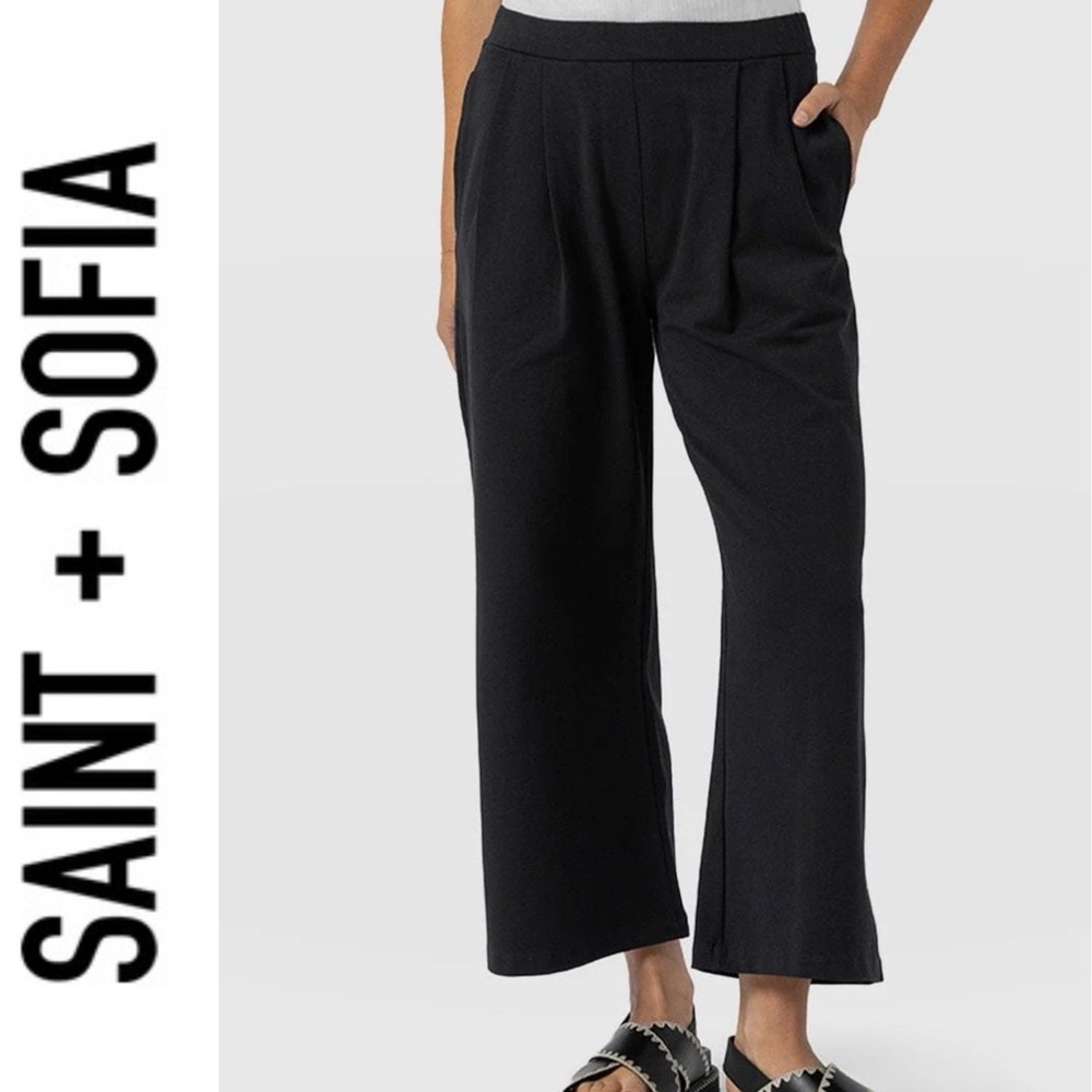 Saint+Sofia City Culotte - Black Pleats